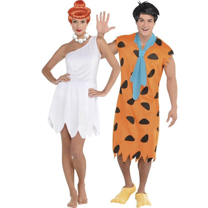 Adult Wilma Flintstone & Fred Flintstone Costumes - The Flintstones