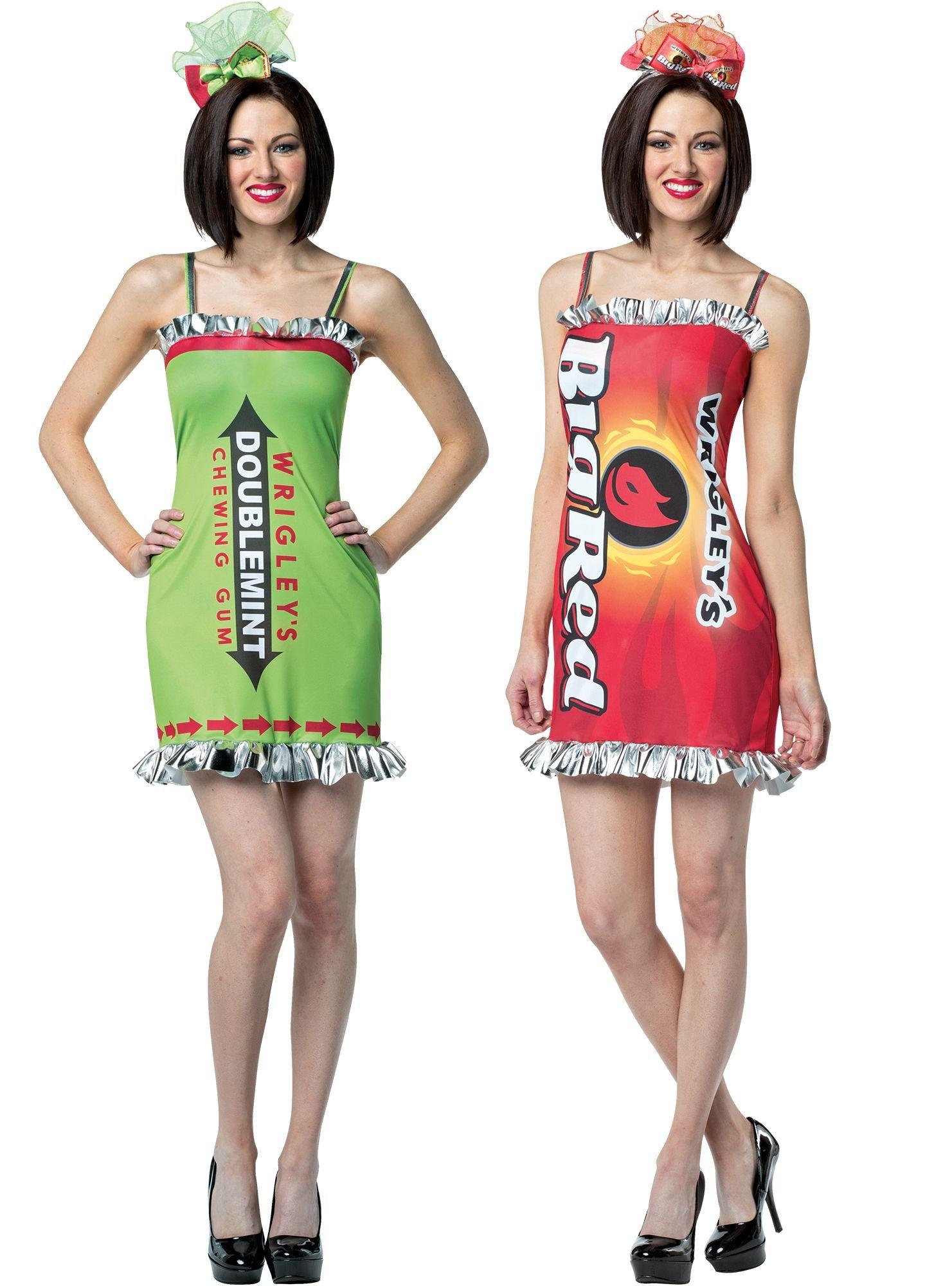 Adult Big Red & Doublemint Gum Couples Costumes | Party City