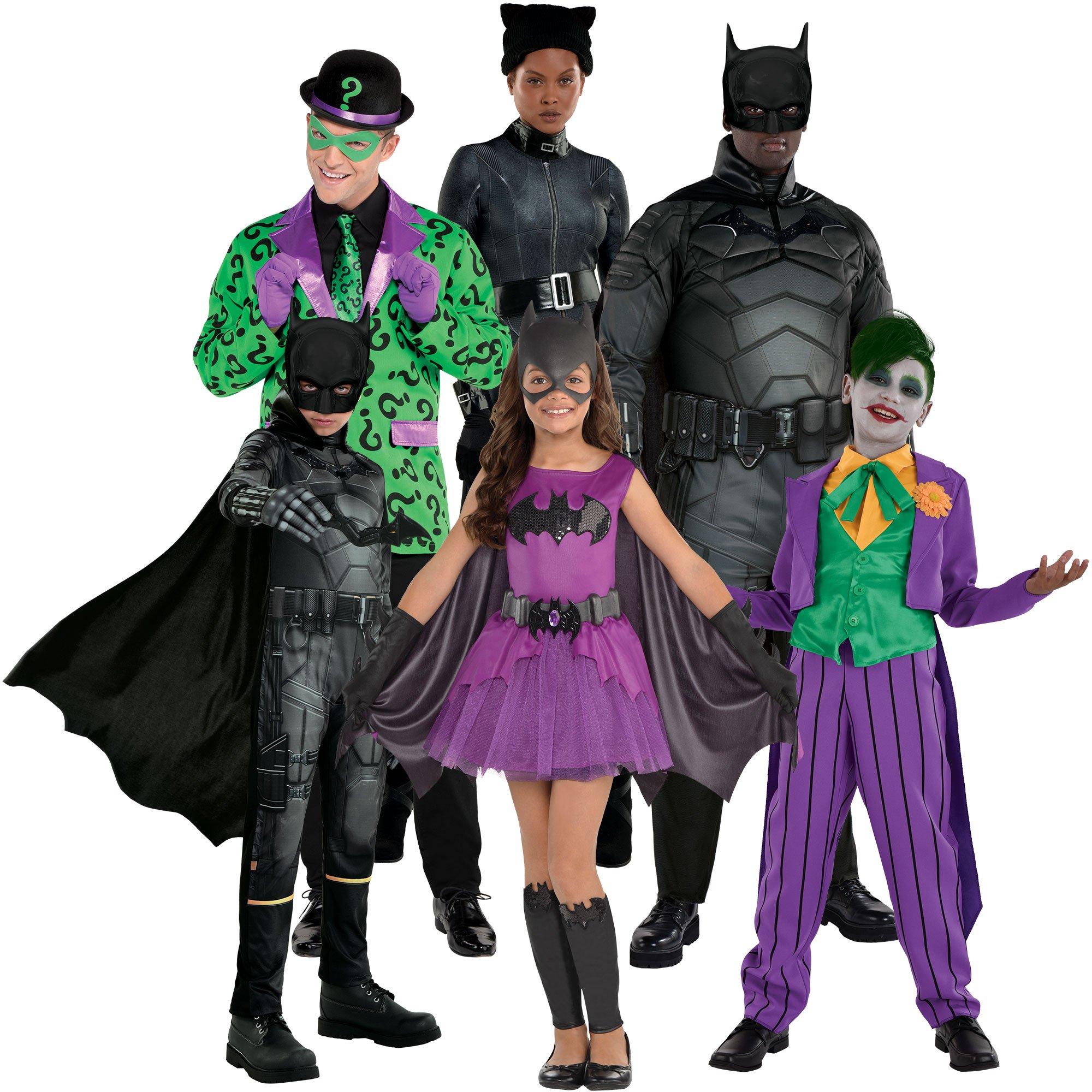 Girls Catwoman Costume Child Dark Knight Halloween Fancy Dress