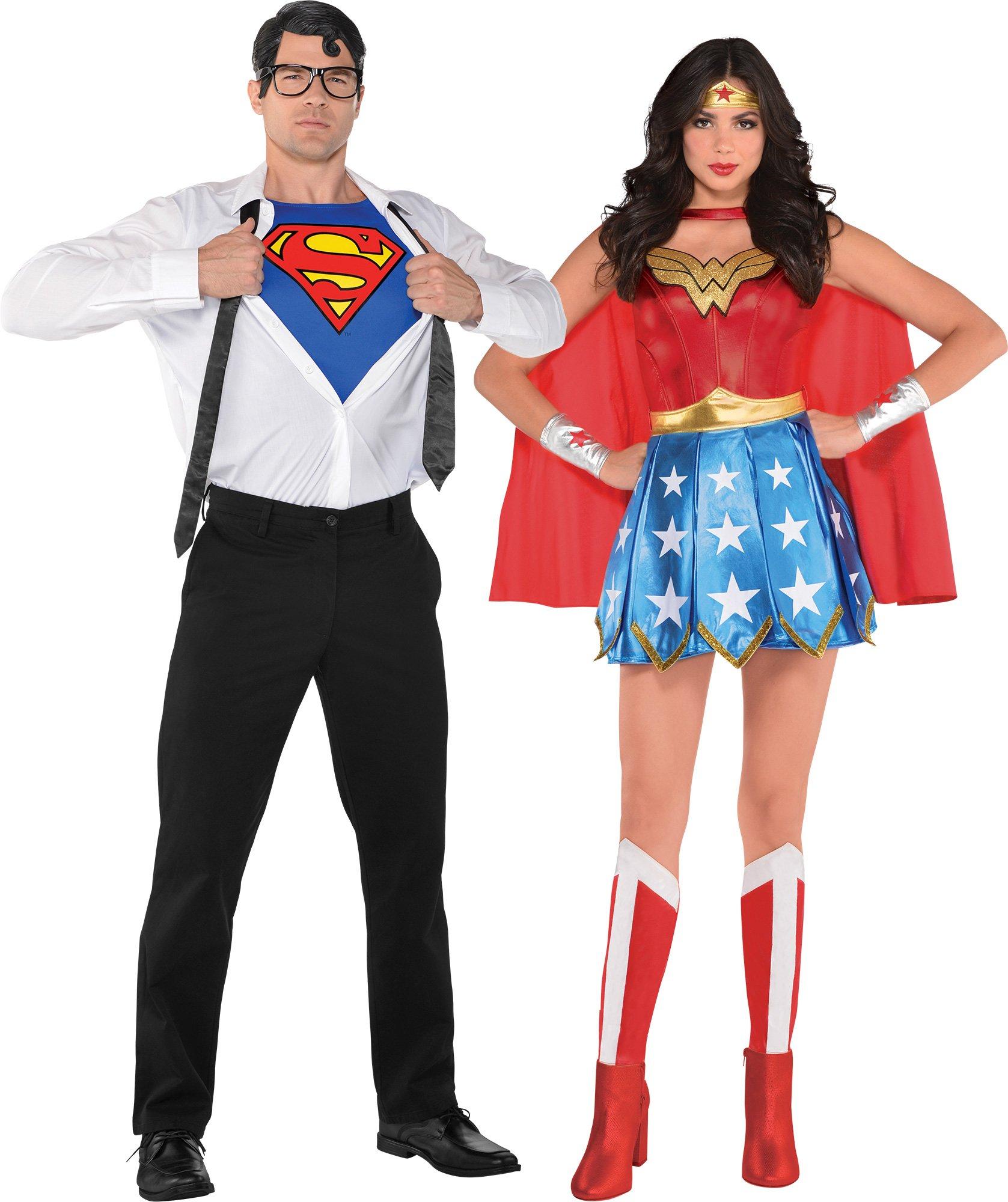 superman and wonder woman couple costumes