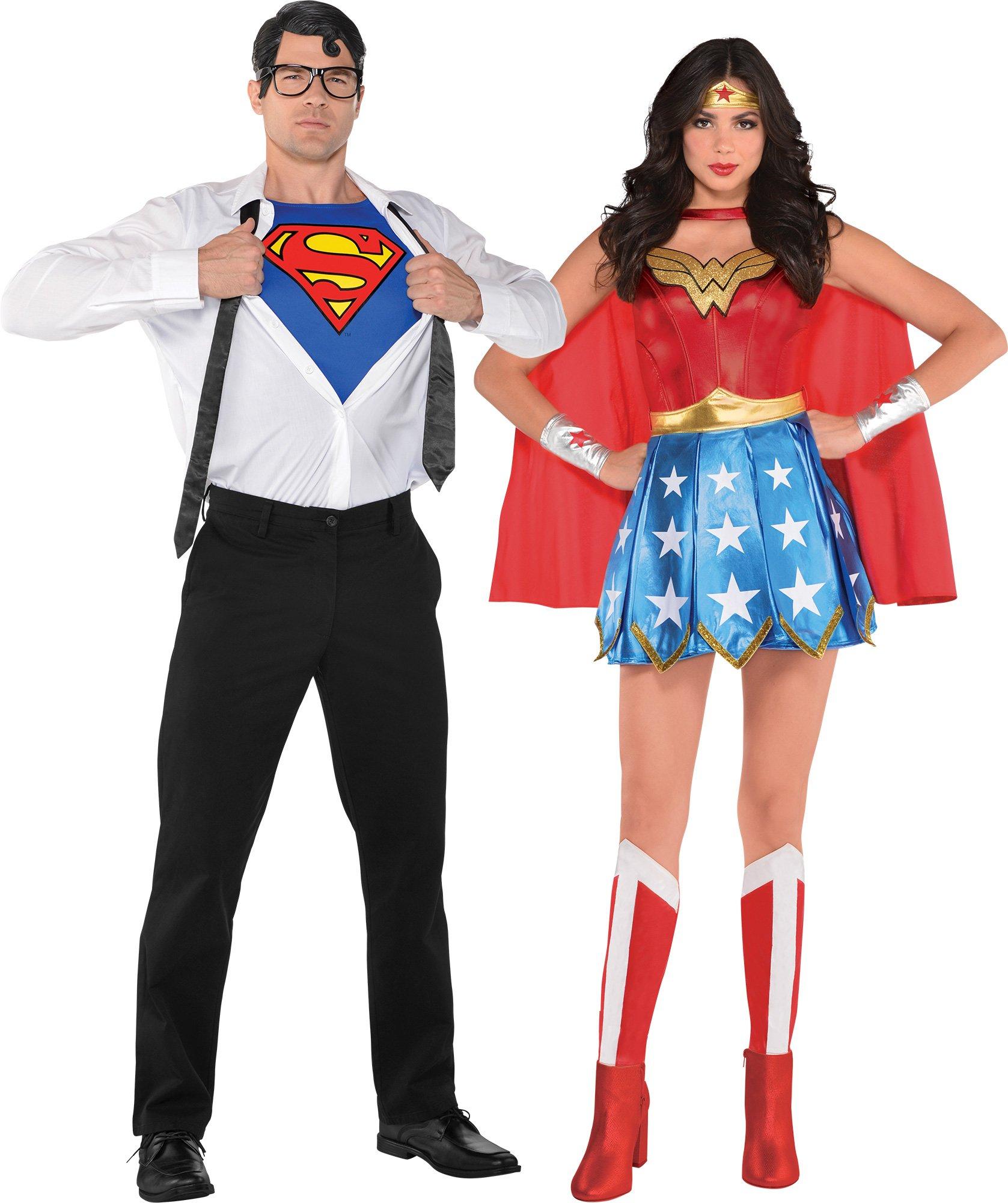 Superman & Wonder Woman Couples Costumes Party City