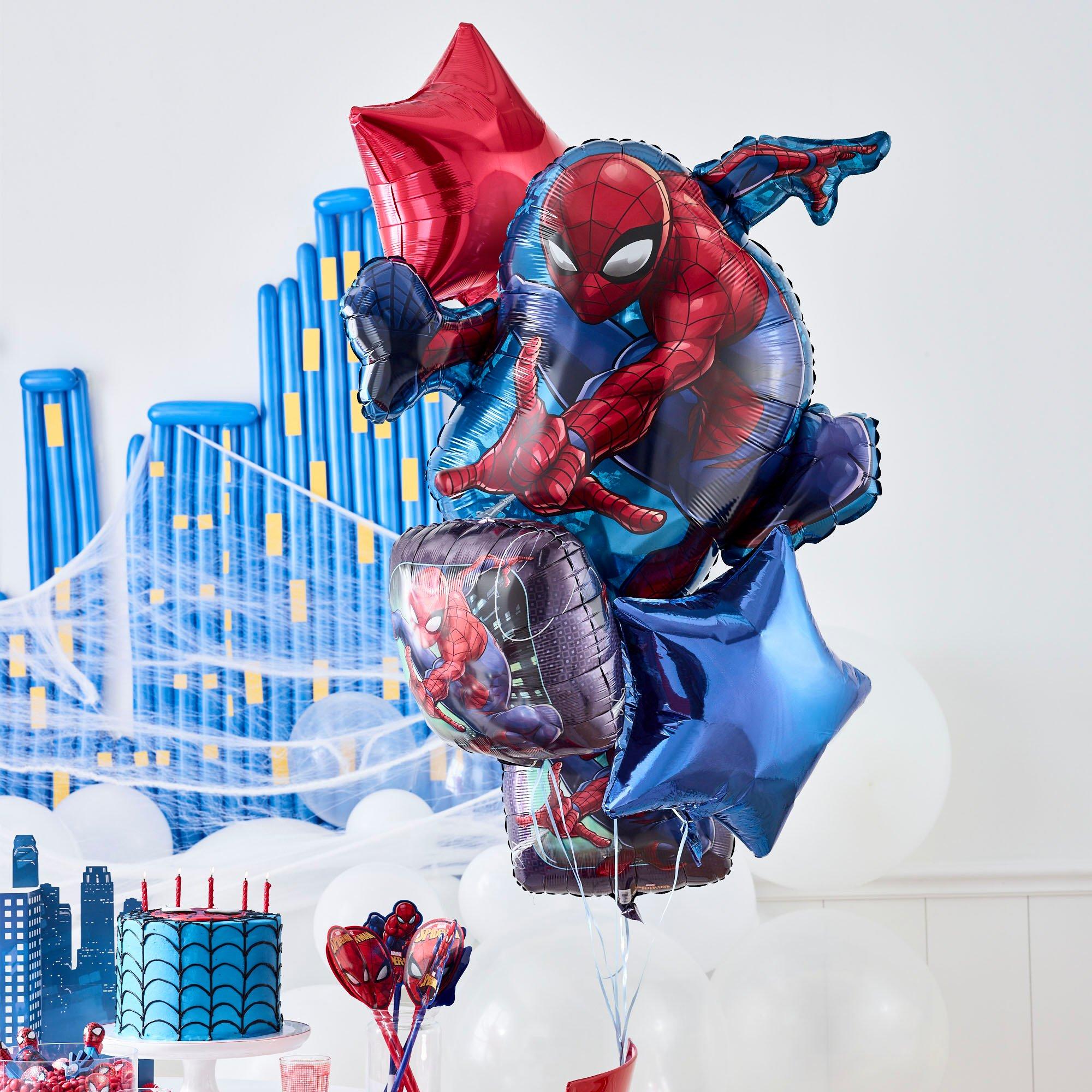 Spiderman Balloon Kit Spiderman 30'' Age Number Happy Birthday 14