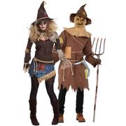 Adult Scarecrow Couples Costumes