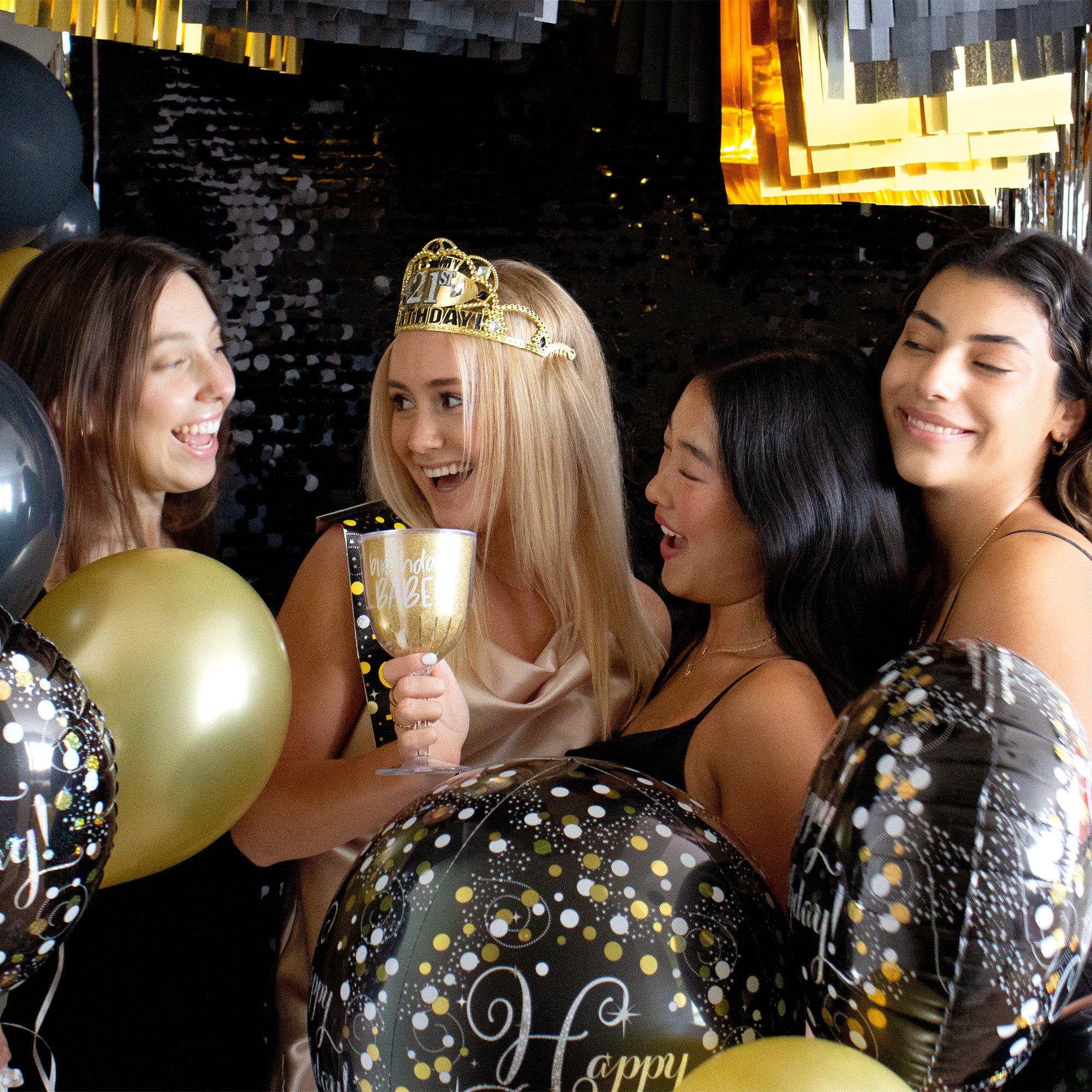 Black, Silver and Gold Birthday