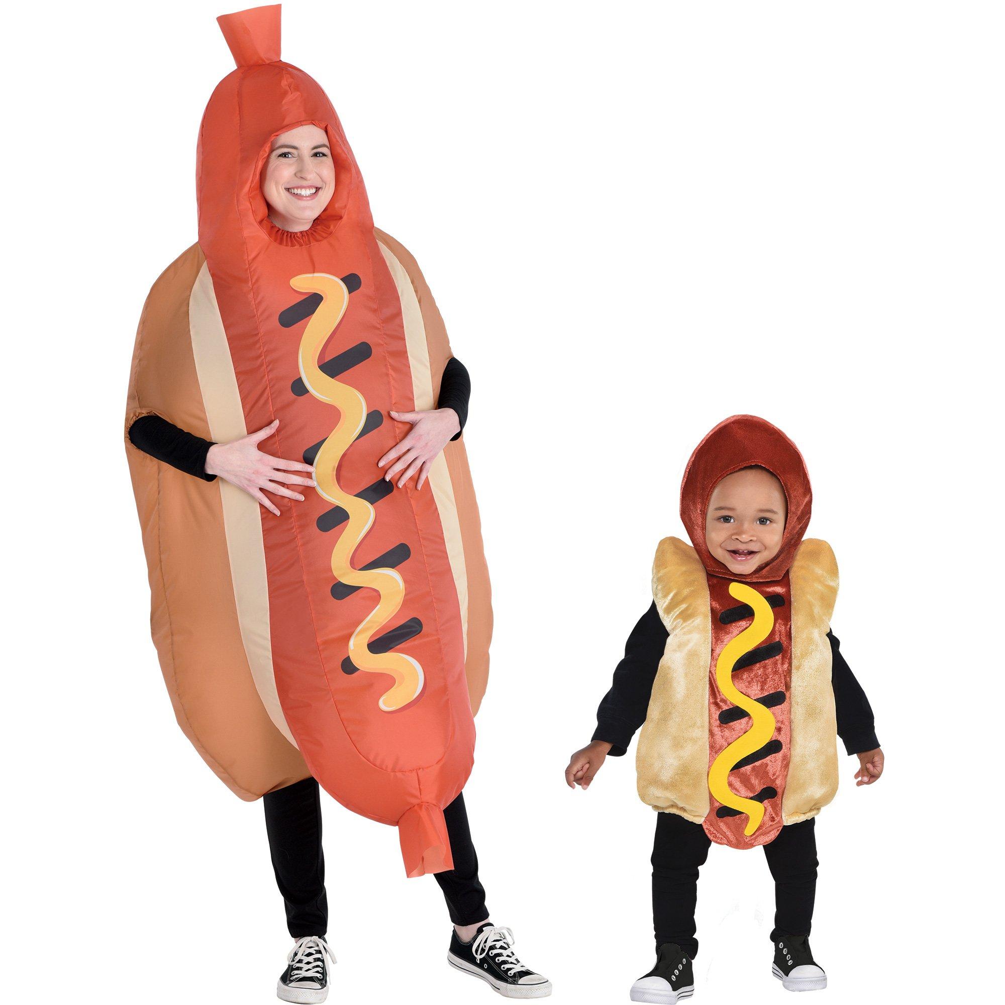 Hot Dog Mommy & Me Family Costumes