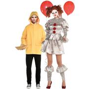 Adult Pennywise & Georgie Couples Costumes - It