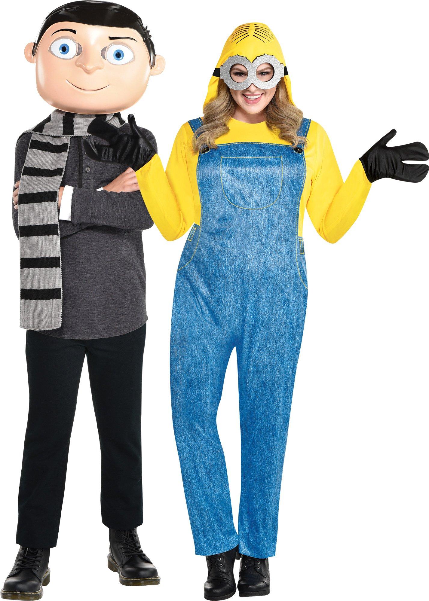 Party City Disfraz de Halloween de Minion para hombre, Minions: The Rise of  Gru, talla grande, incluye mono, capucha y más