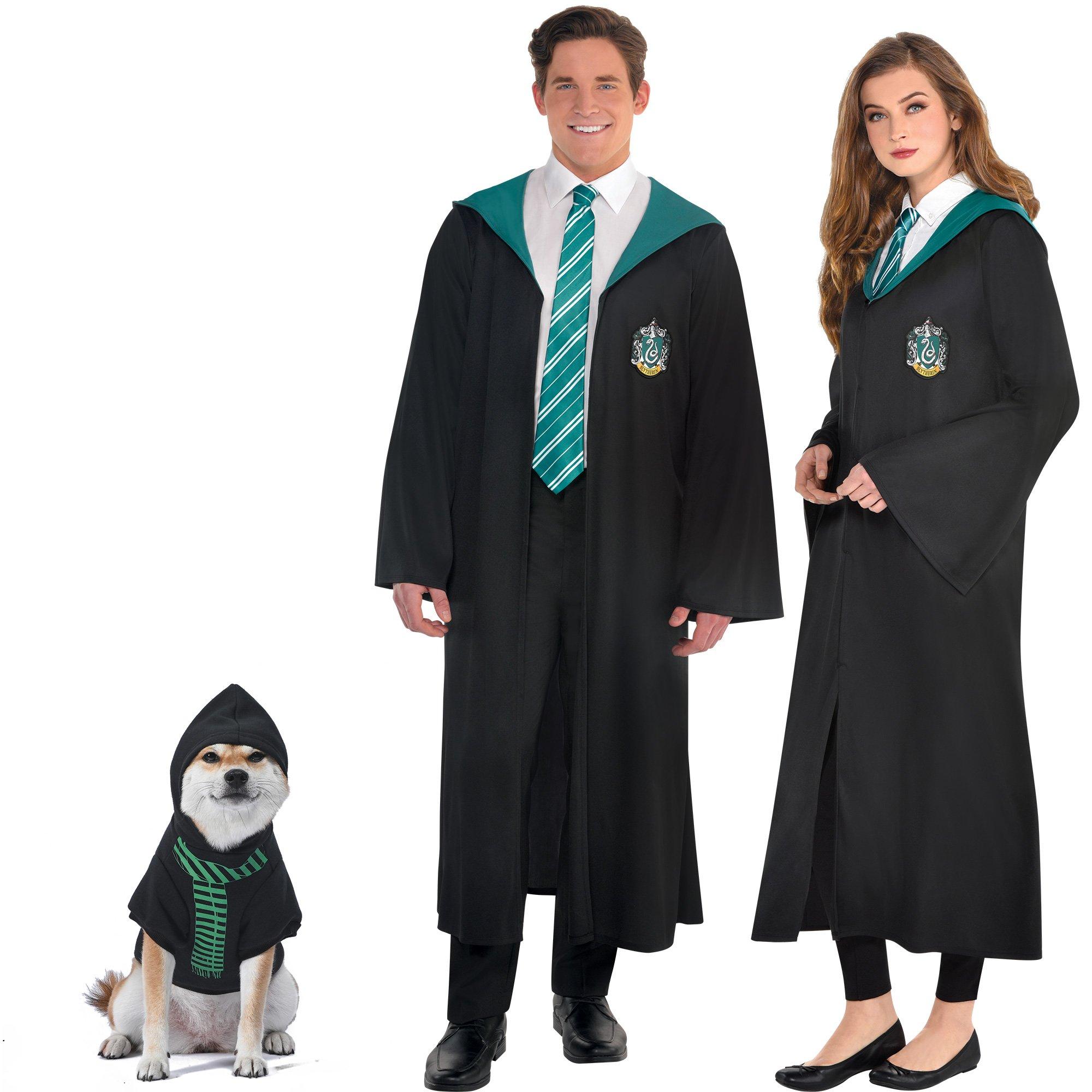 .com: Party City Slytherin Robe Halloween Costume for Adults