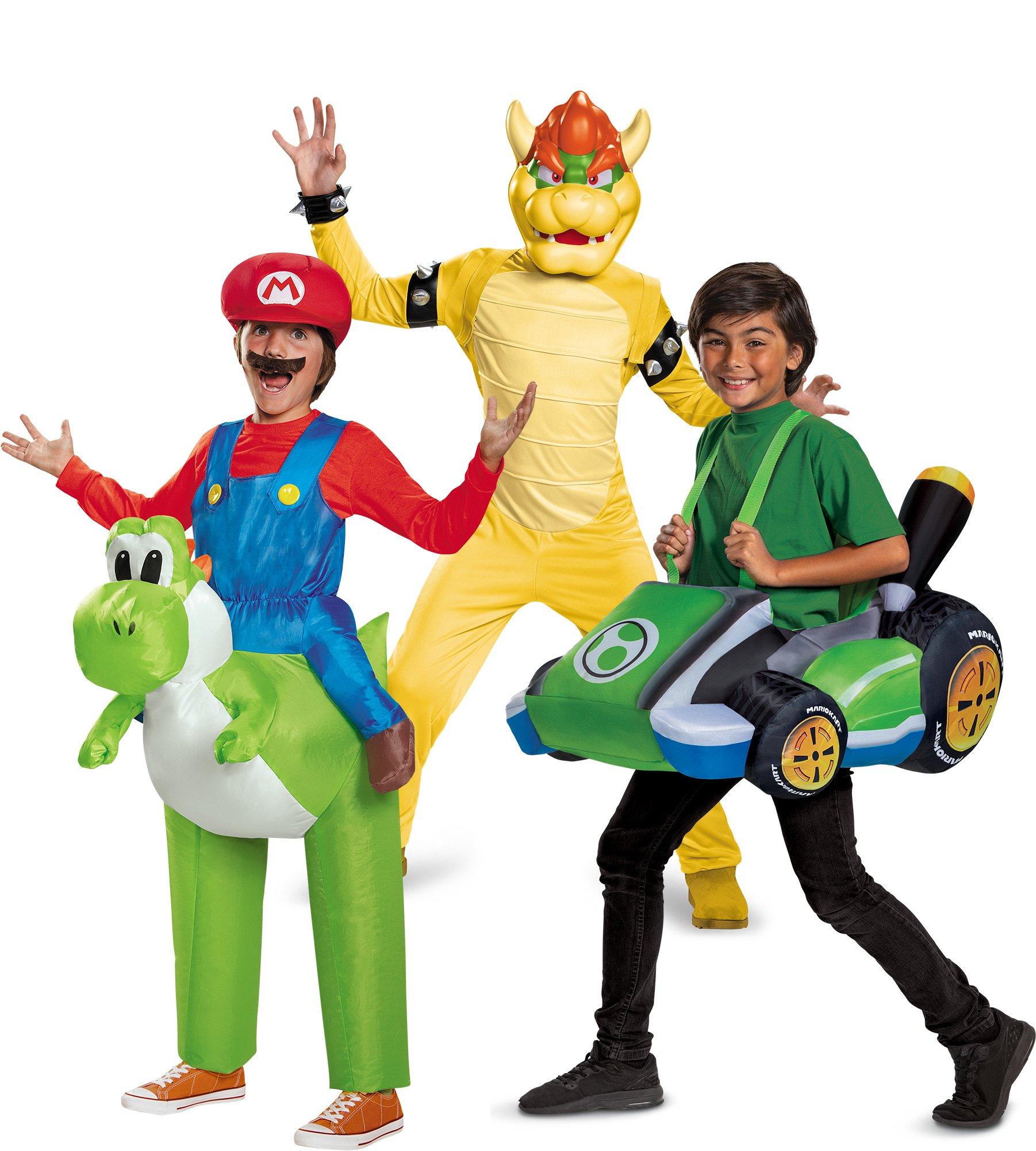 Boys Mario Riding Yoshi Costume - Super Mario Brothers