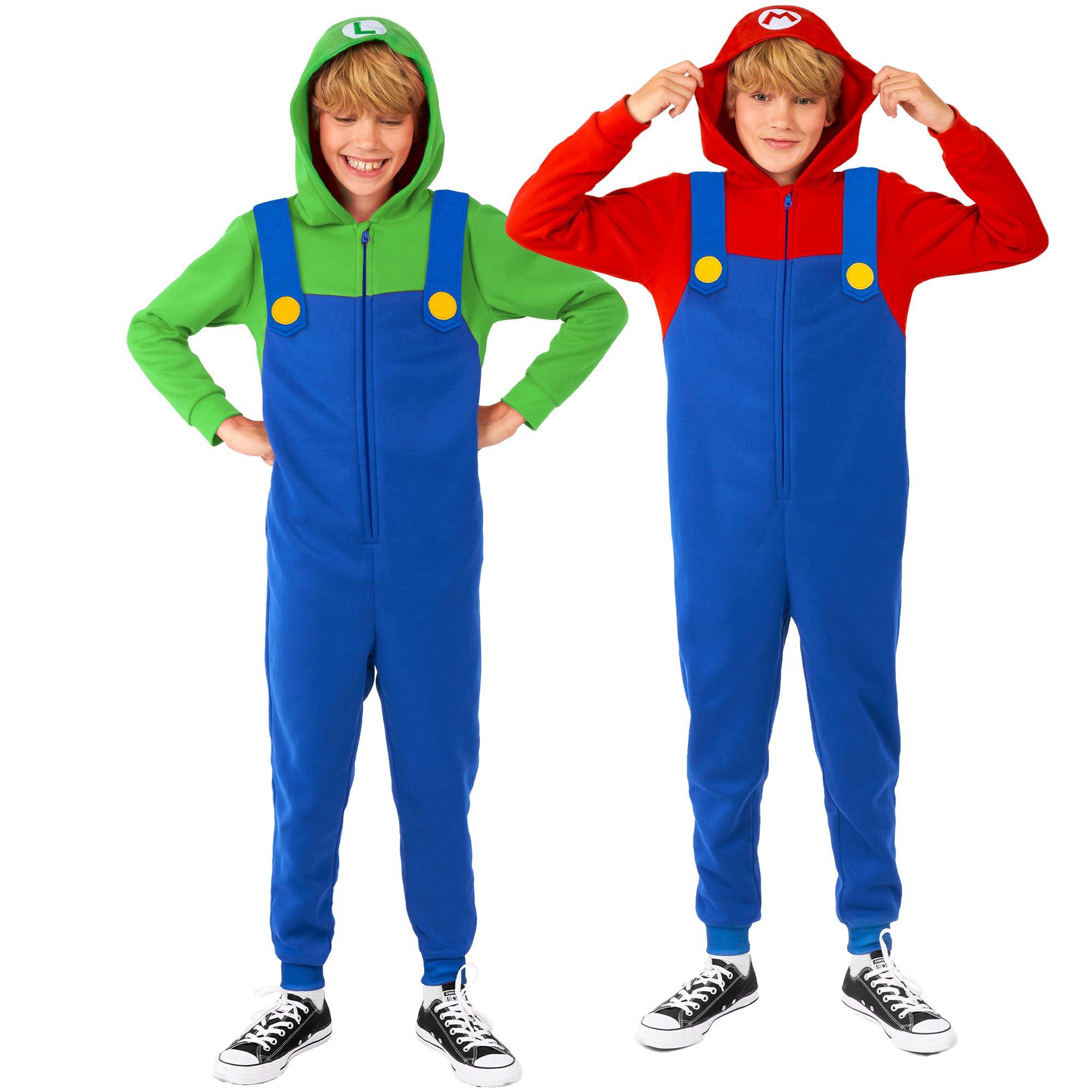 Kids' Mario Deluxe Costume - Super Mario Brothers