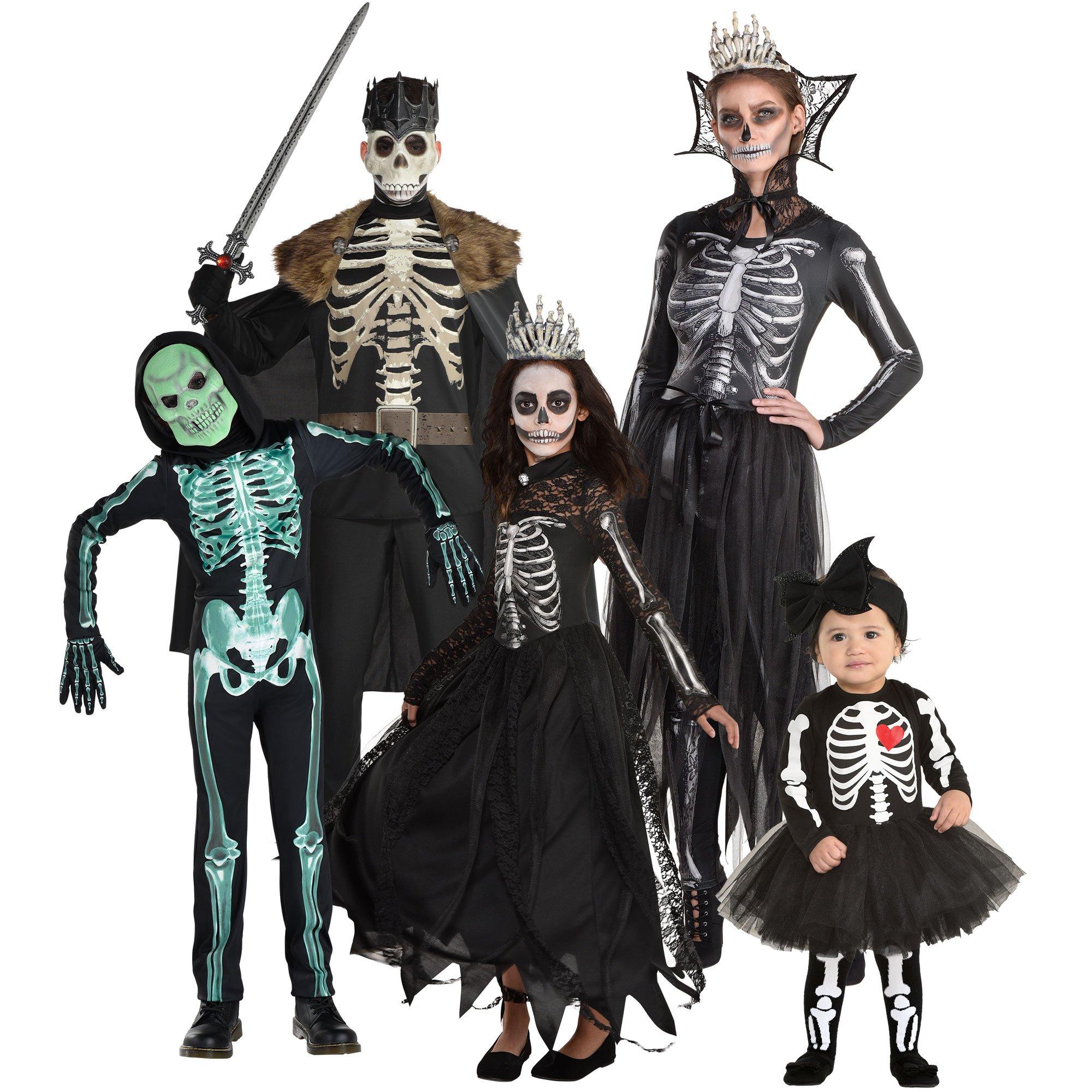 Adult Gothic Skeleton Queen Costume