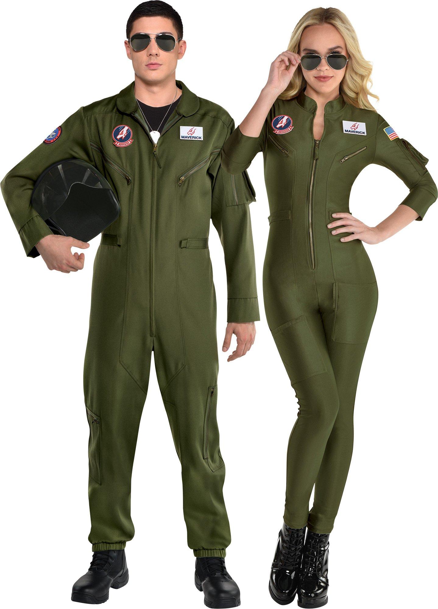 Women's Top Gun Pilot Dress Costume