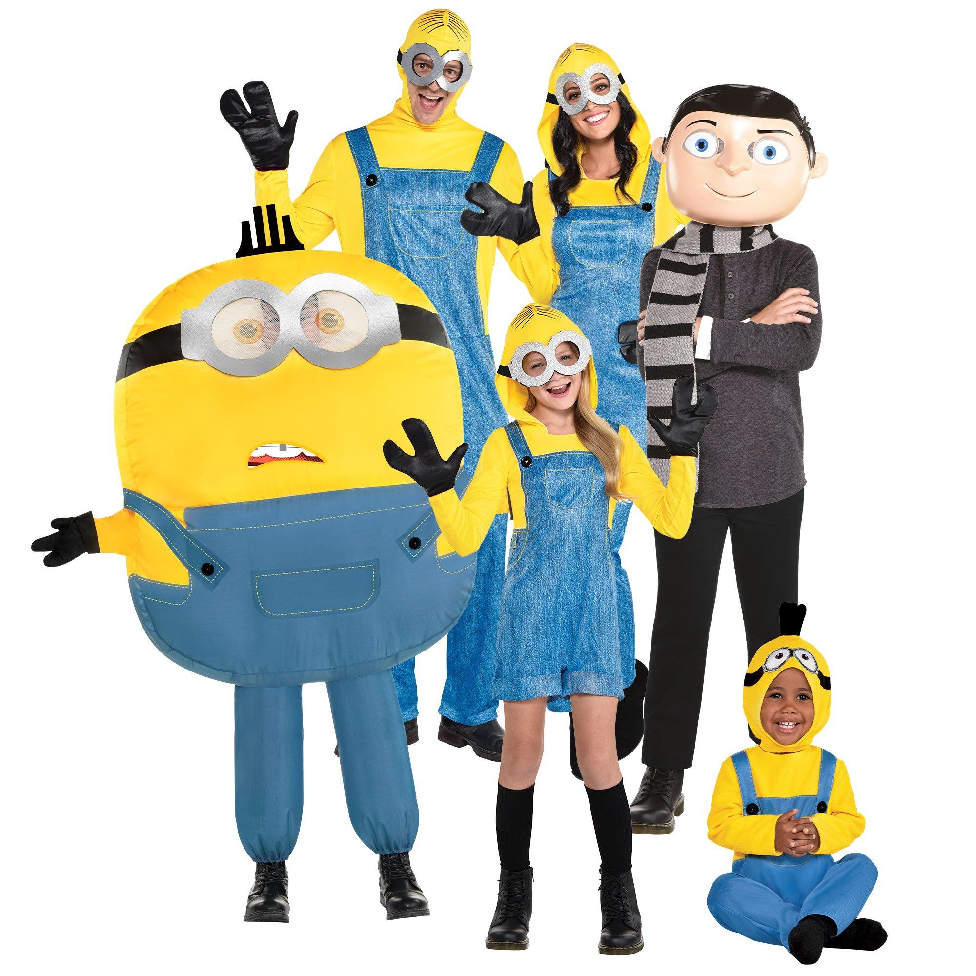 Disguise Kevin Minion Costume for Kids, Official Minions Rise of Gru Outfit  and Headpiece