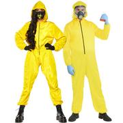 Adult Radioactive Hazmat Couples Costumes
