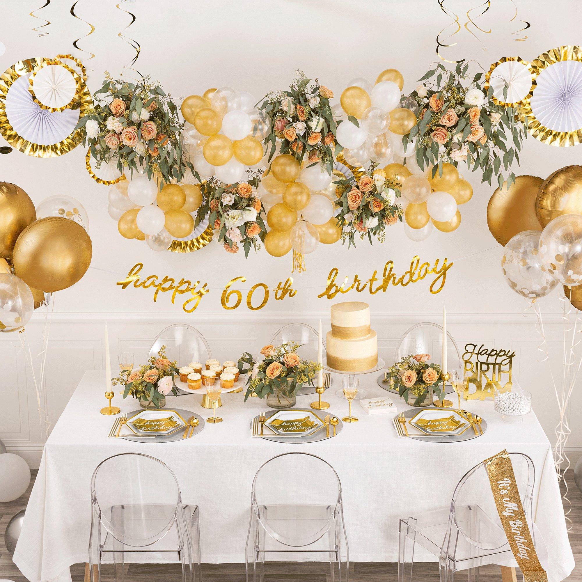 Shop the Collection: Golden Age 60th Birthday Party | Party City