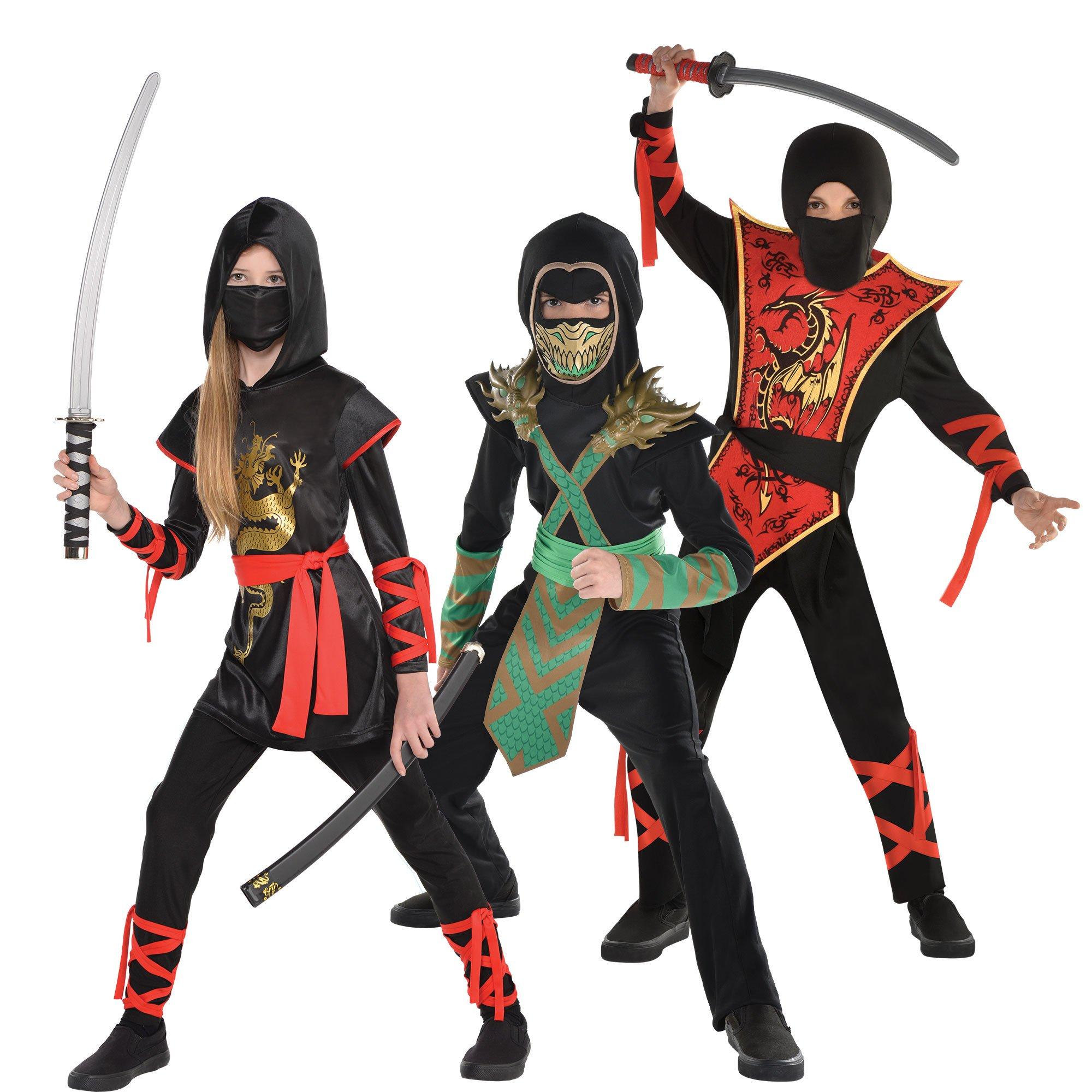 Ninja Double Sword Halloween Costume Accessory