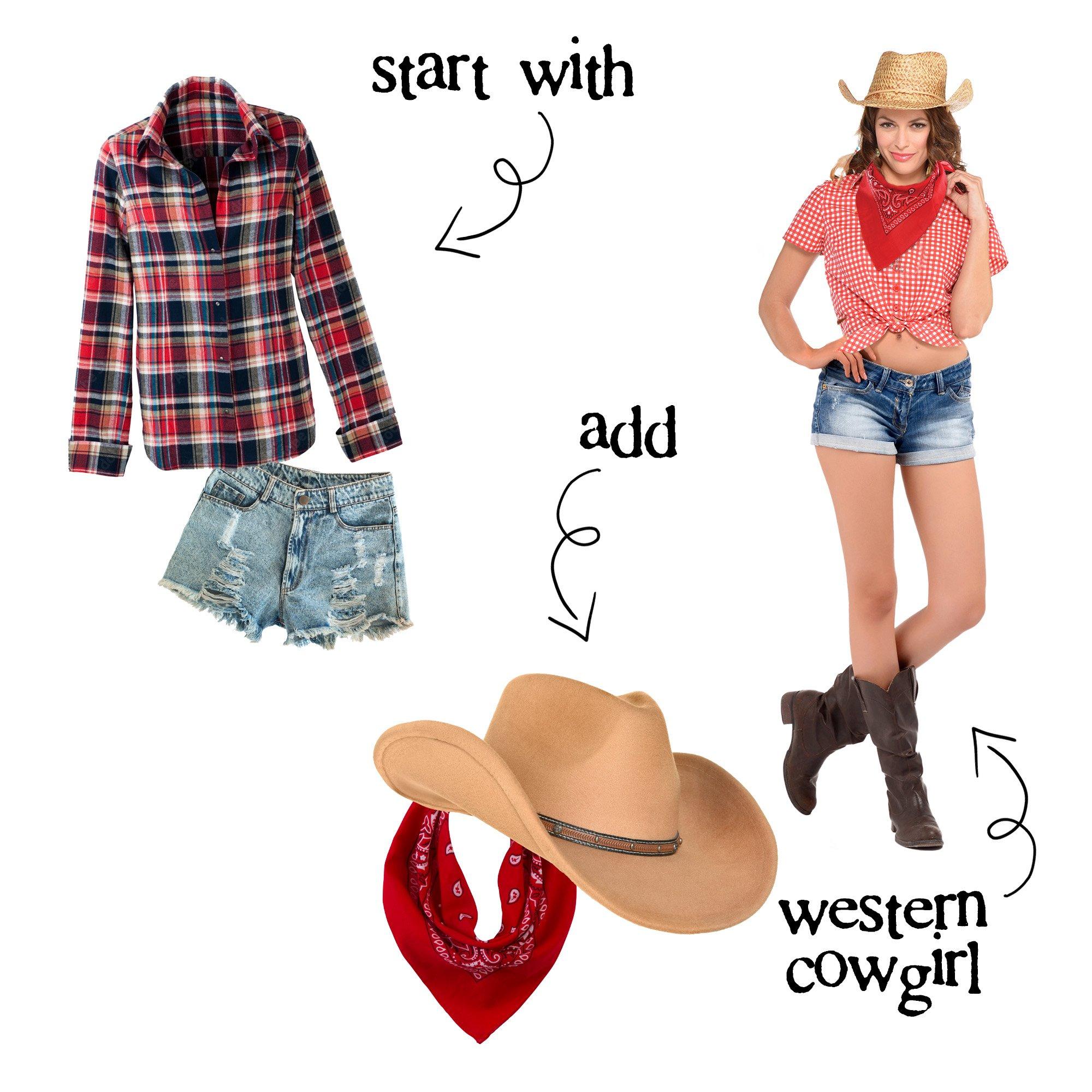 DIY Classic Cowgirl Costume Party City   G921462