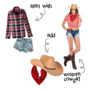 DIY Classic Cowgirl Costume
