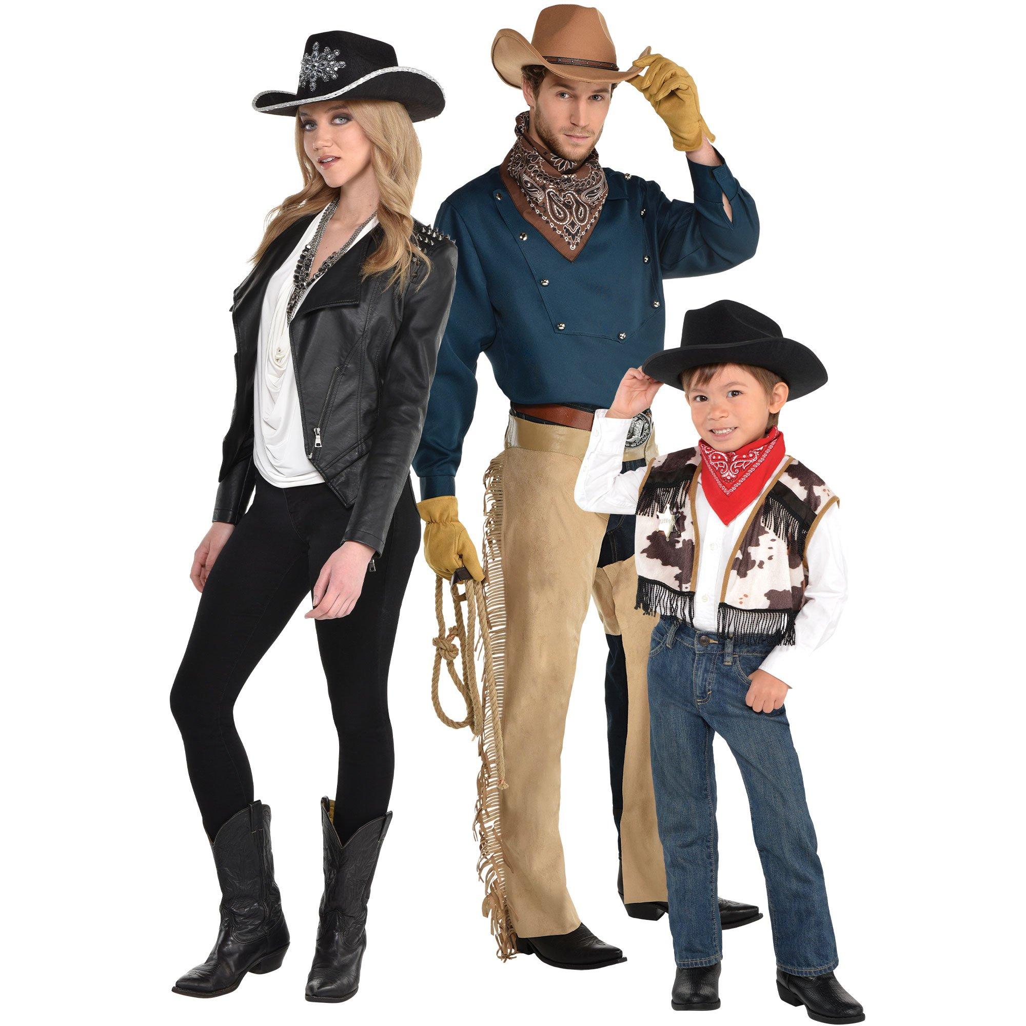 Cowgirl Halloween Costume Accessory Kit, Adult