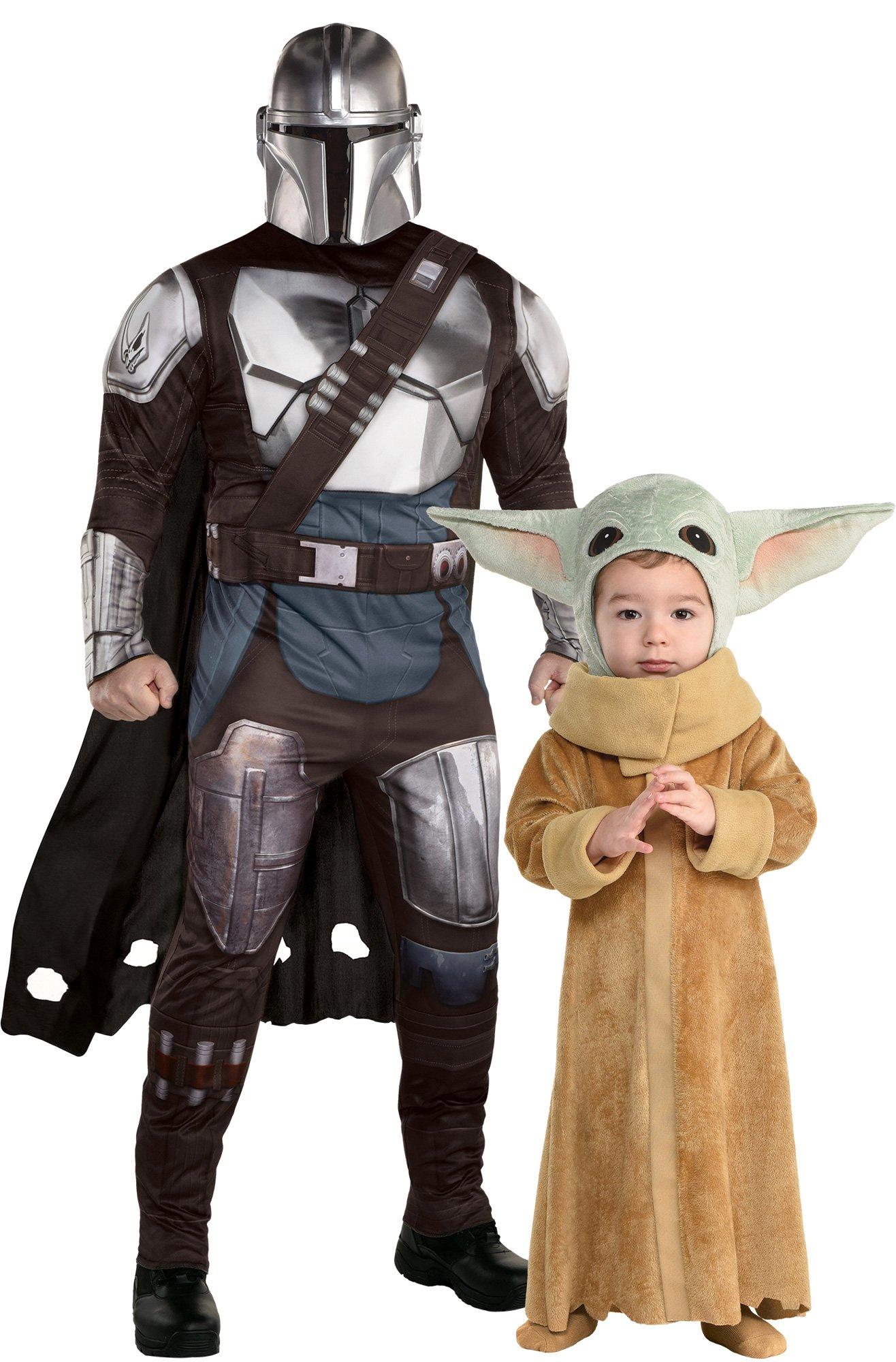 Mandalorian & Baby Yoda Parent & Baby Costumes | Party City