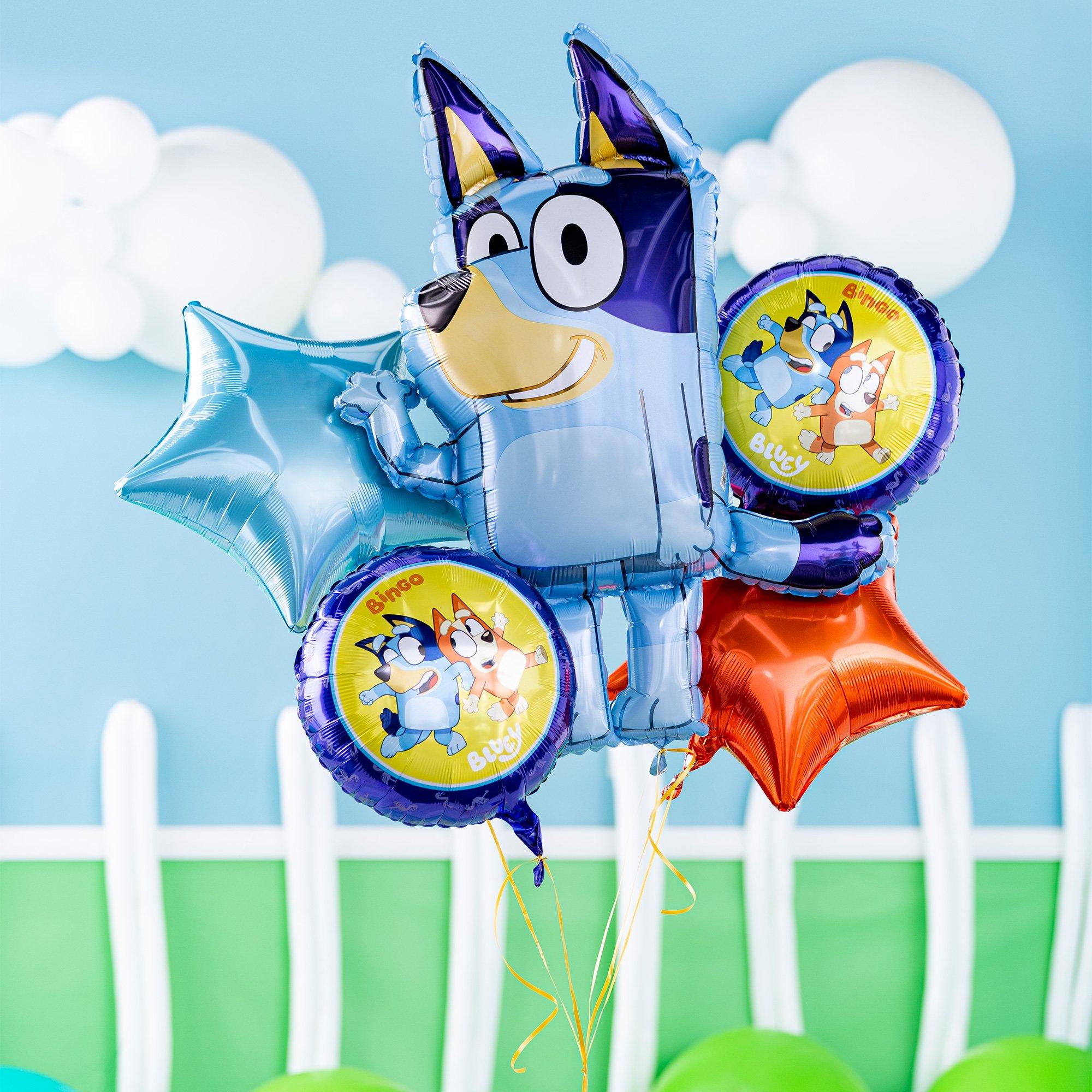 Bluey Birthday Party Decorations Set include Balloons, Birthday Banner, &  more