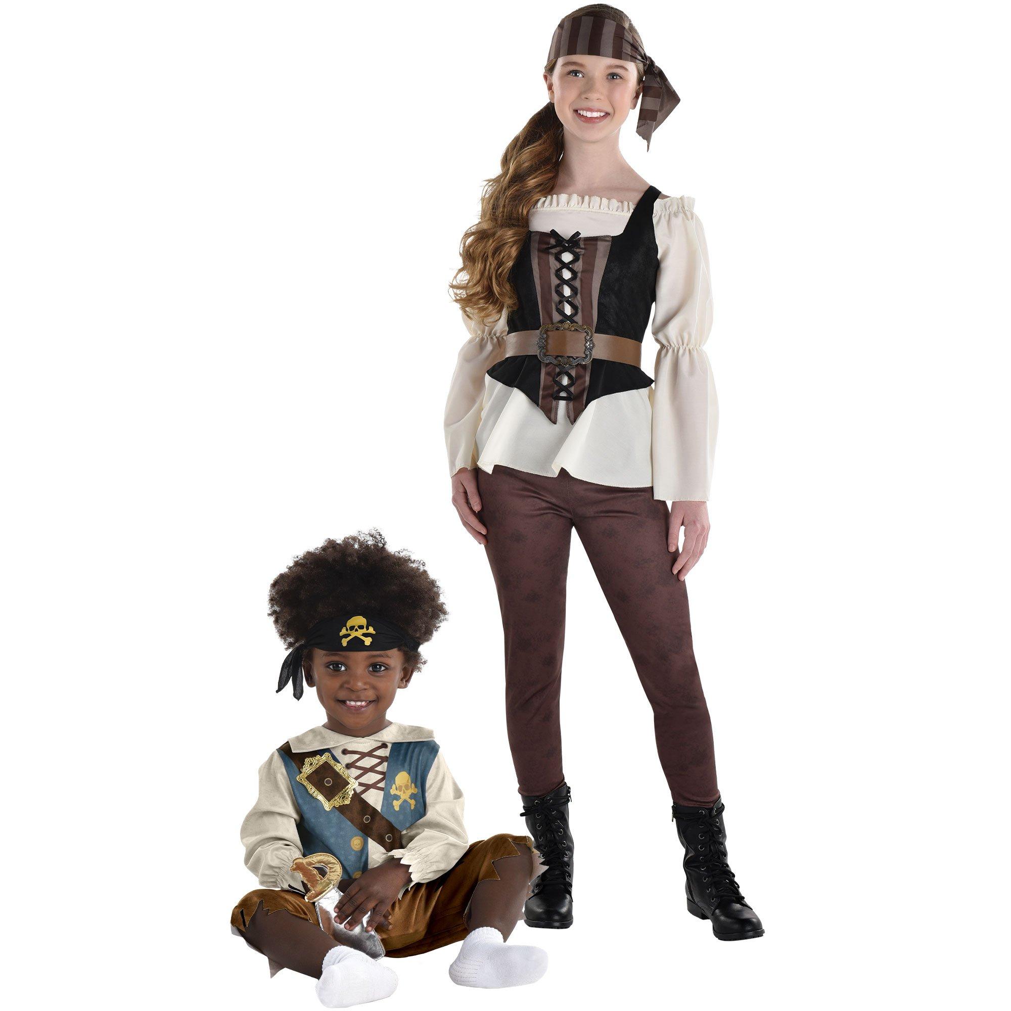 Shipwrecked Pirate Mommy & Me Family Costumes