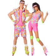 Roller Blade Barbie & Ken Couples Costumes