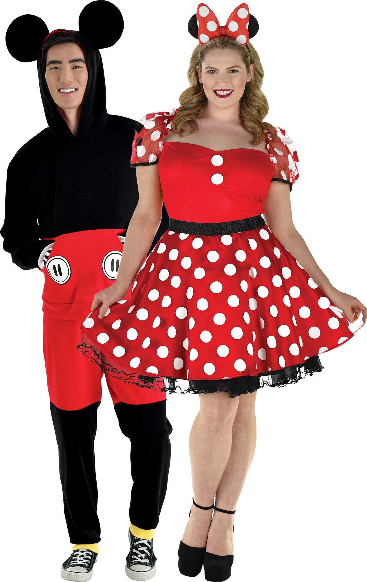 Mickey and minnie clearance mouse costumes for adults