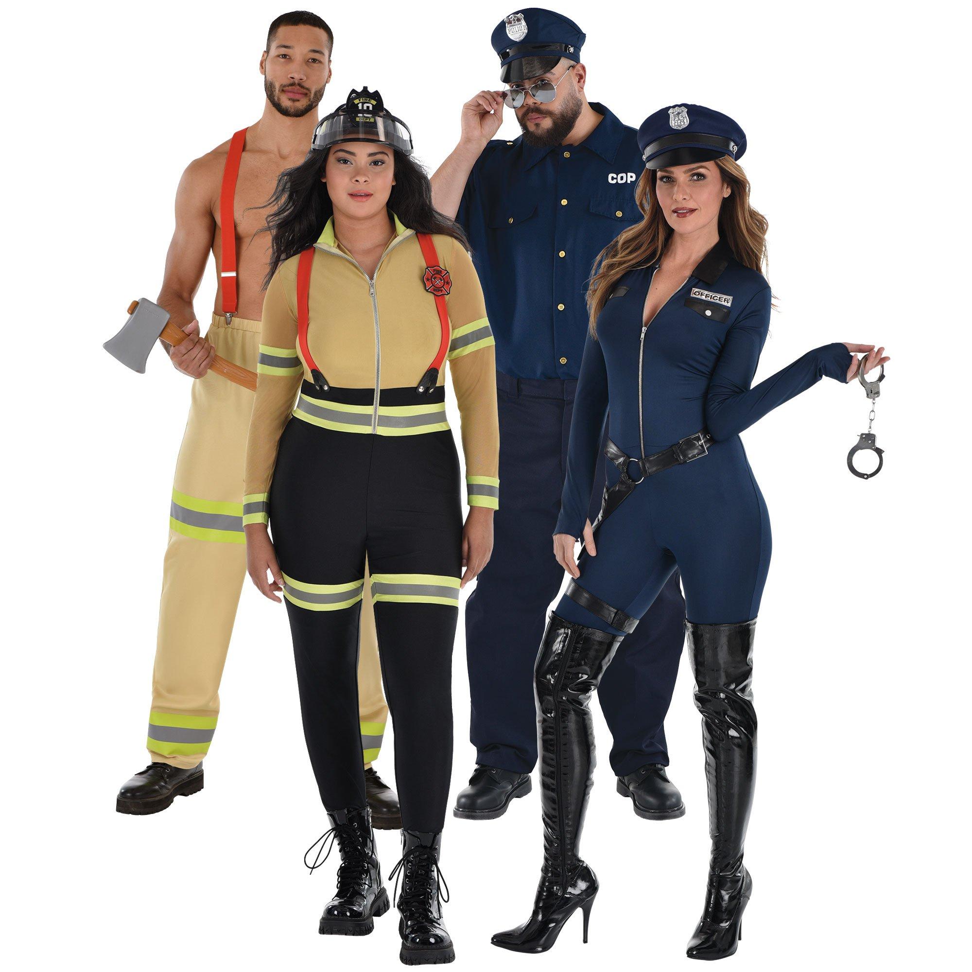 Firefighter & Police Officer Couples Costumes