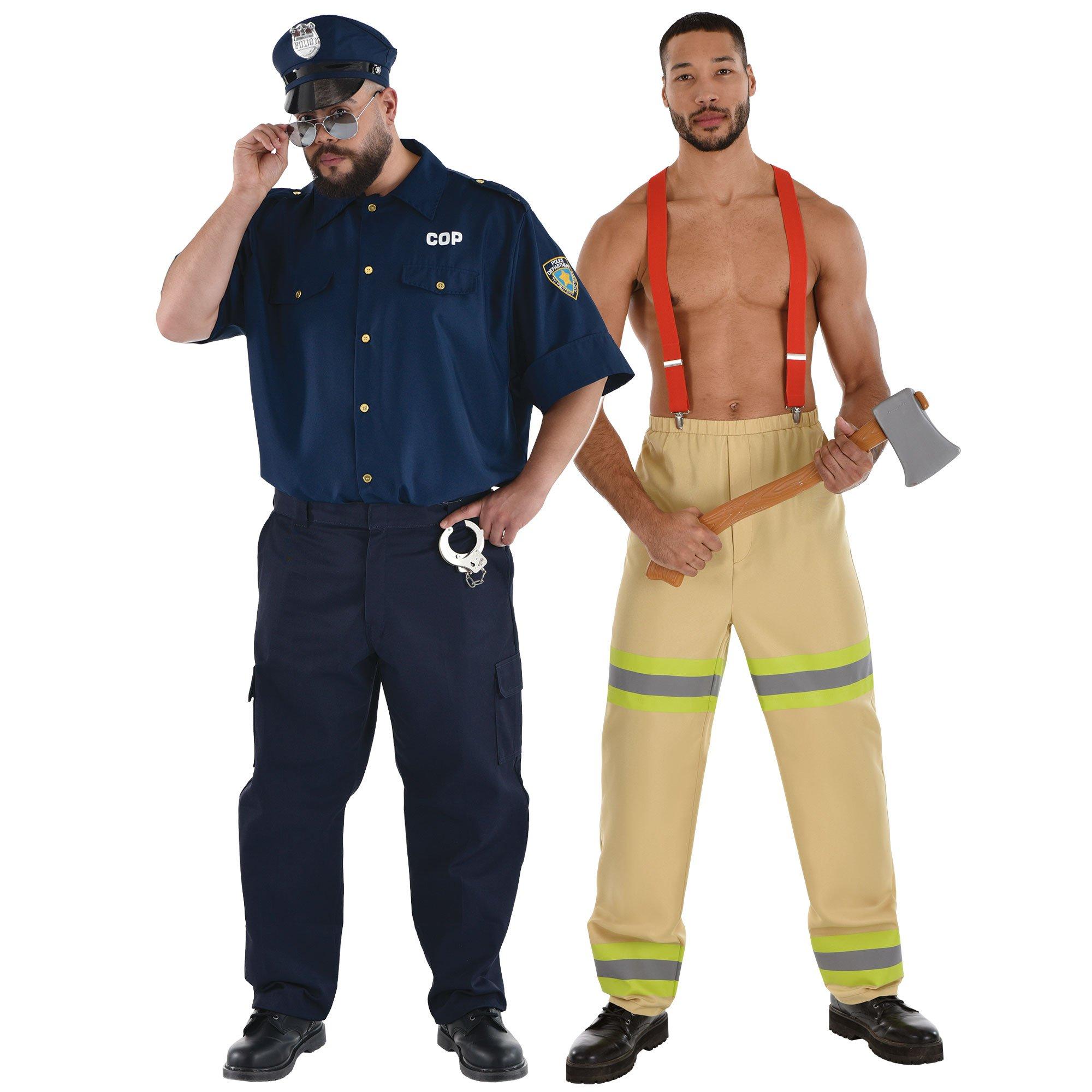 Firefighter & Police Officer Couples Costumes