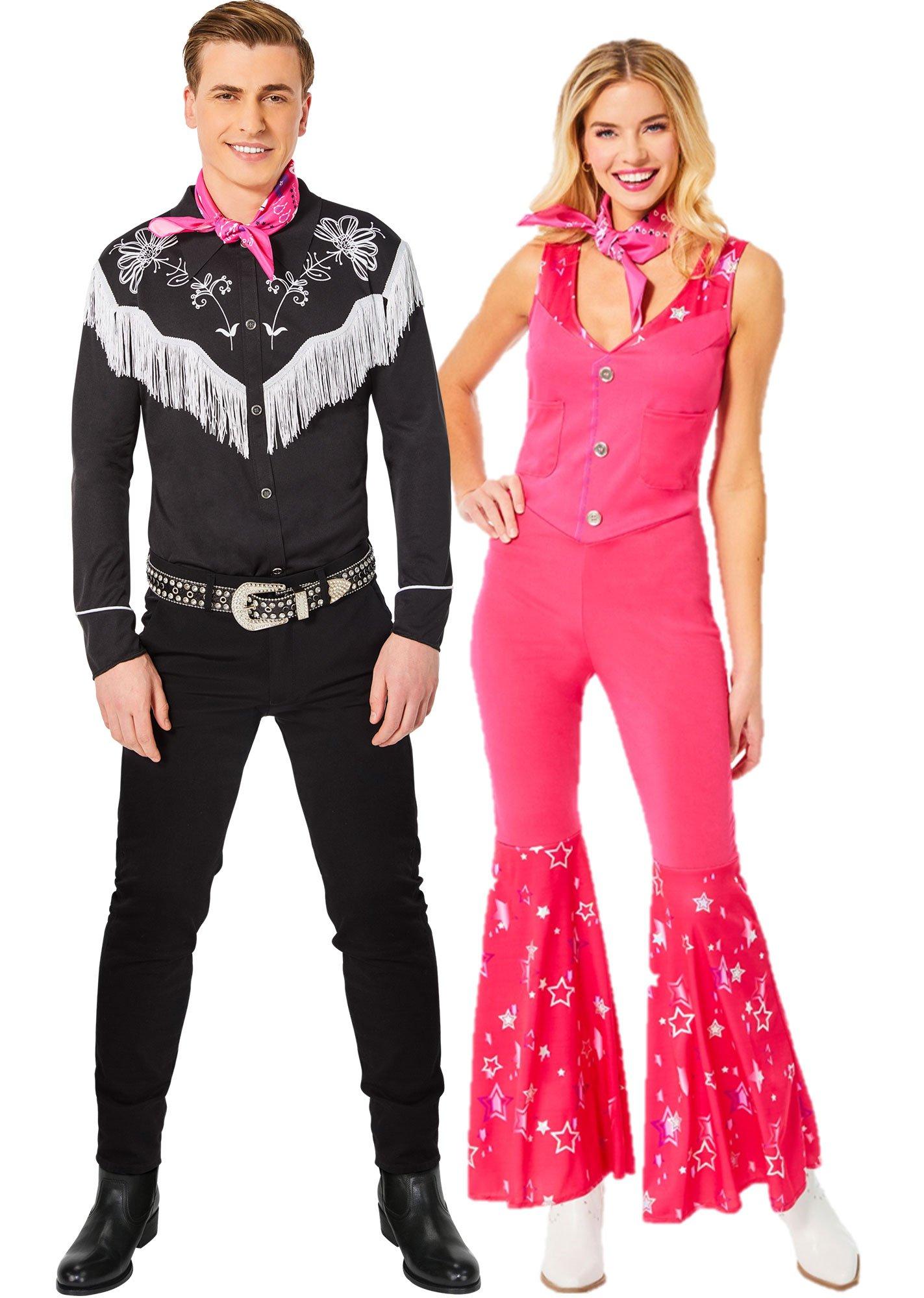 Couples Barbara Costume Cowgirl and Cowboy Outfits Women Men Western C –