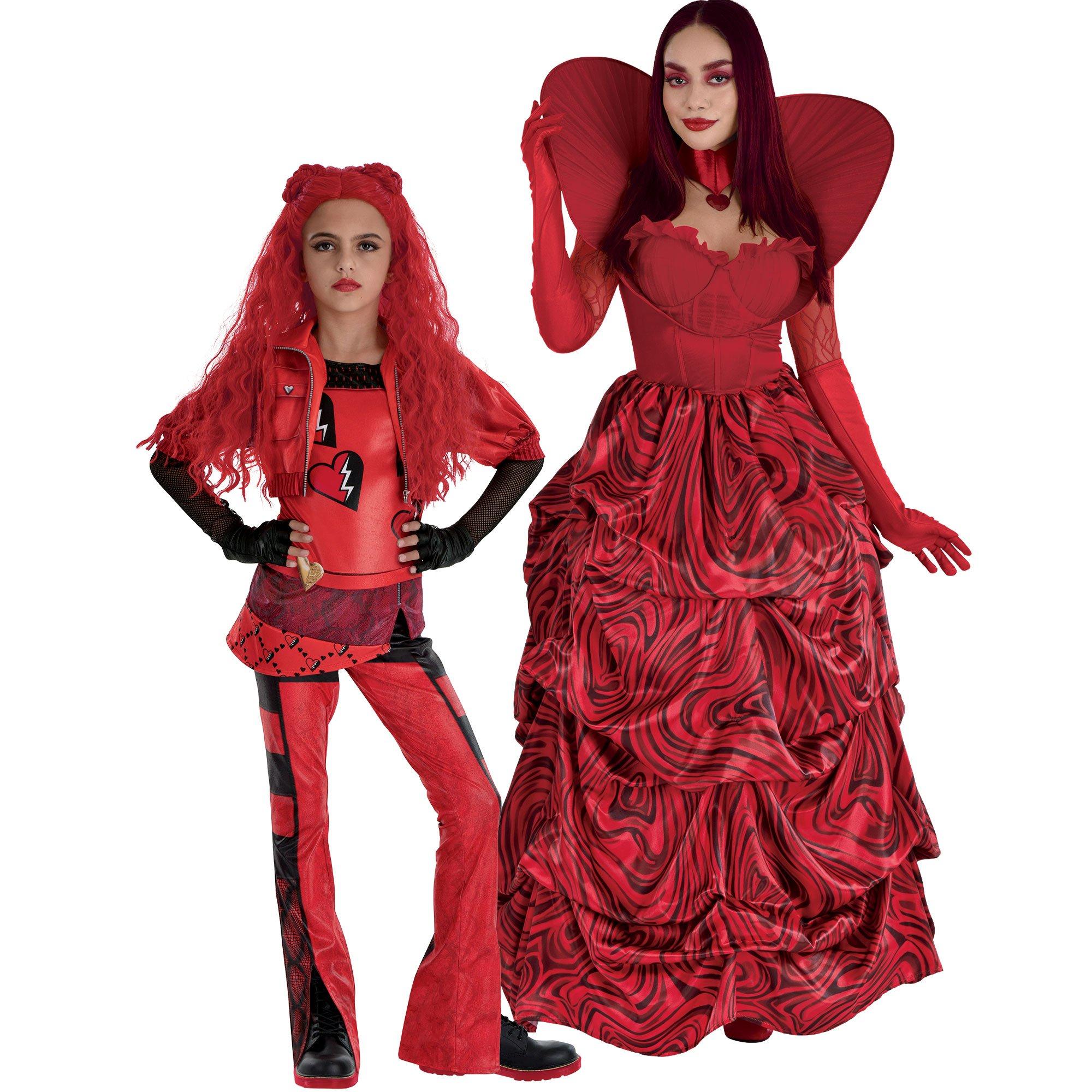 Descendants 4 Queen of Hearts & Red Mommy & Me Family Costumes 