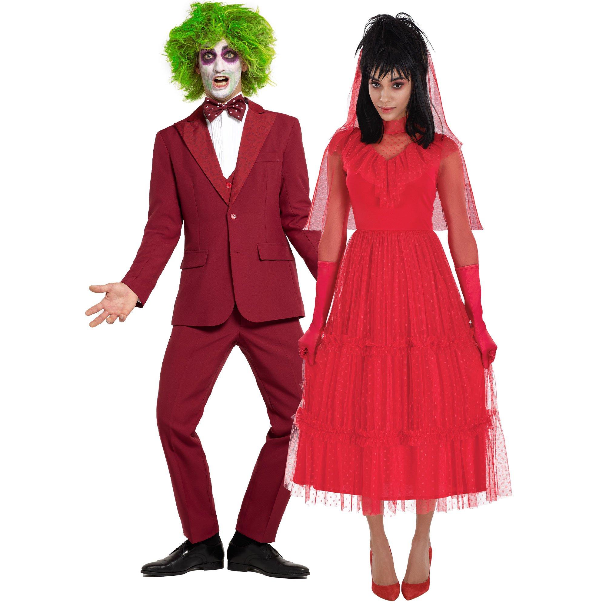 Beetlejuice & Lydia Wedding Couples Costumes