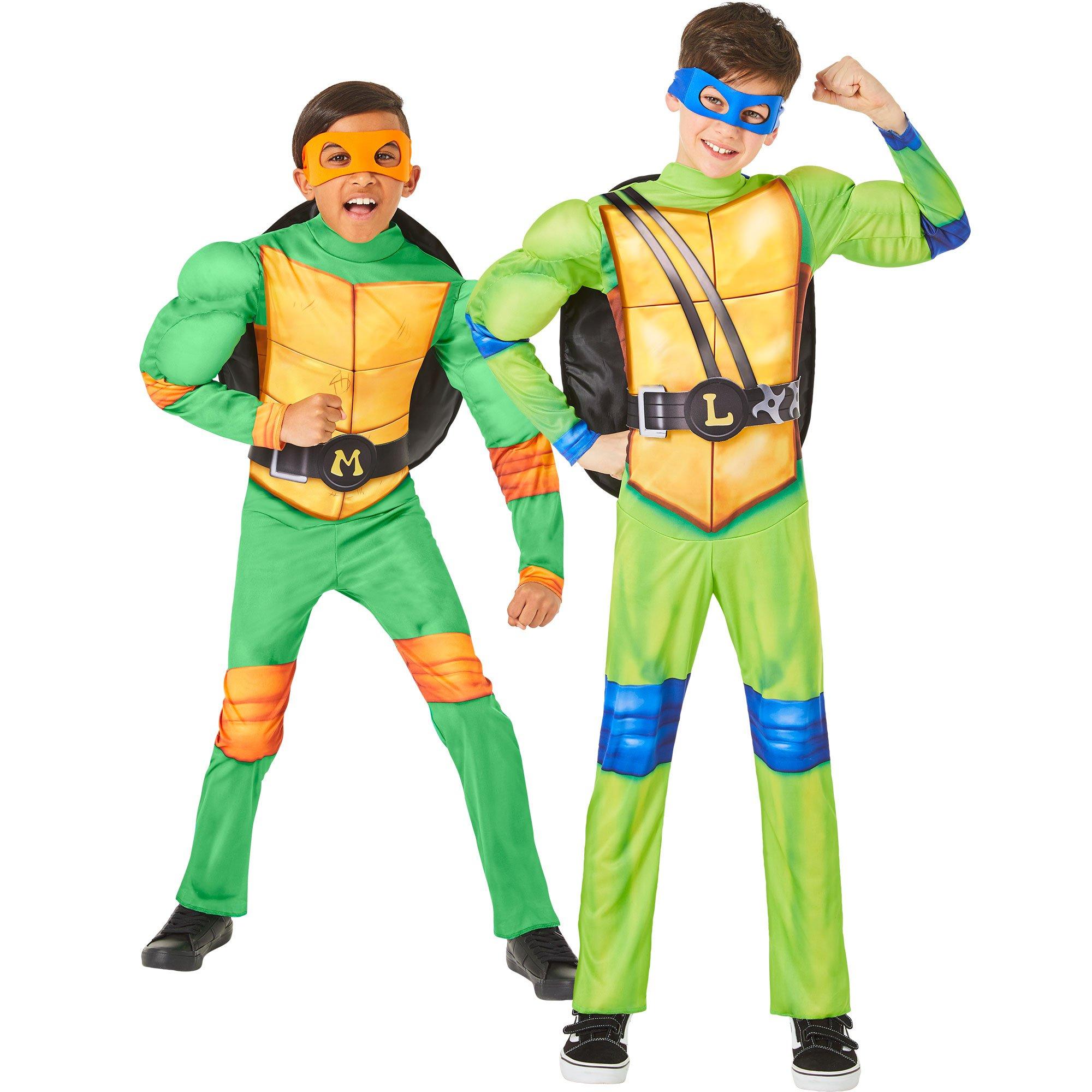 Teenage Mutant Ninja Turtle Leonardo & Michealangelo Group Costumes