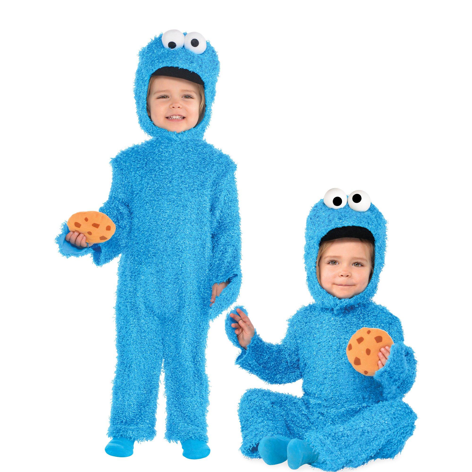 Cookie Monster Mommy & Me Family Costumes - Sesame Street