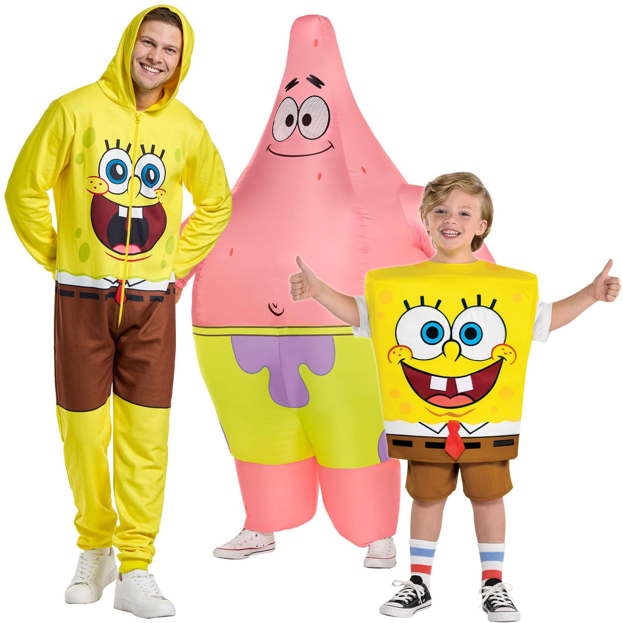 SpongeBob Patrick Family Costumes Party City