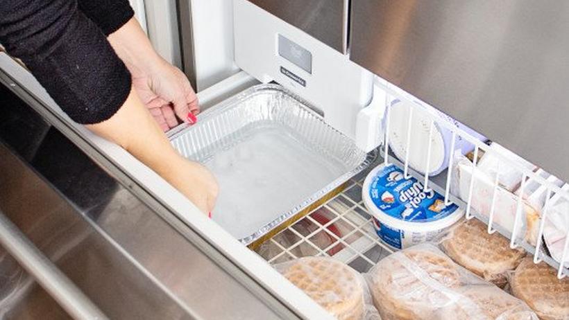 Dish chill freezer hack