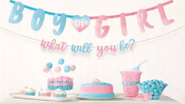 Its A Girl  Baby Shower Banner Gender reveal Birthday Party Hanging Decor 