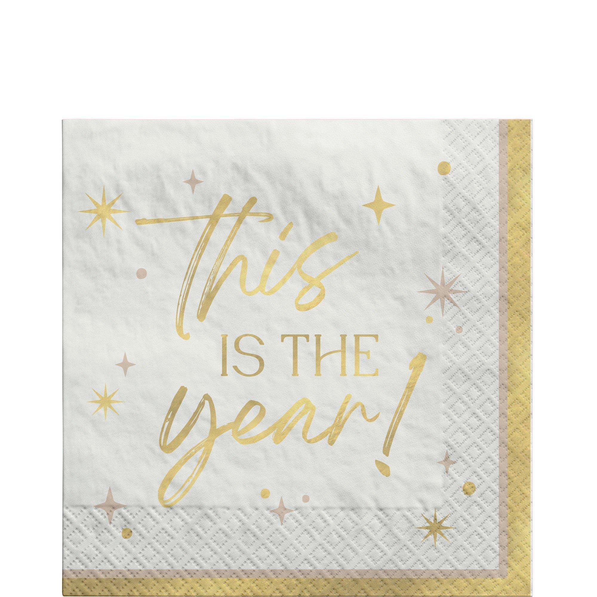 Golden Soiree NYE Napkin