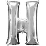 34in Silver Letter Balloon (H)