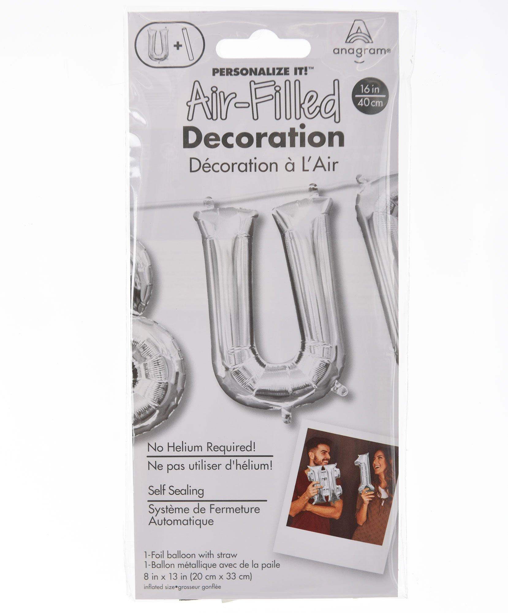 Foil Balloon Letter Silver – usa