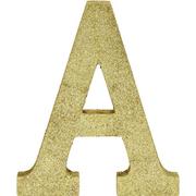 Glitter Gold Letter Z Sign