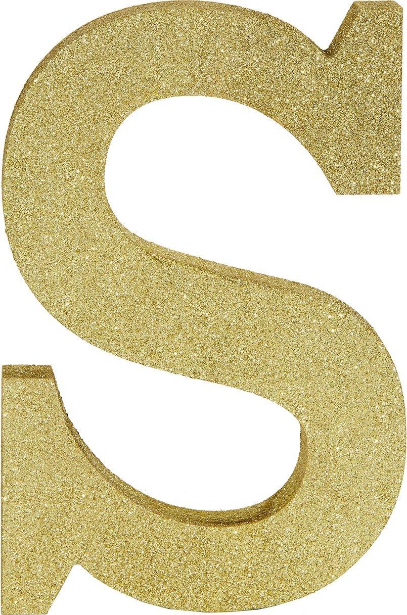 the letter s in gold