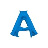 13in Air-Filled Blue Letter Balloon (A)