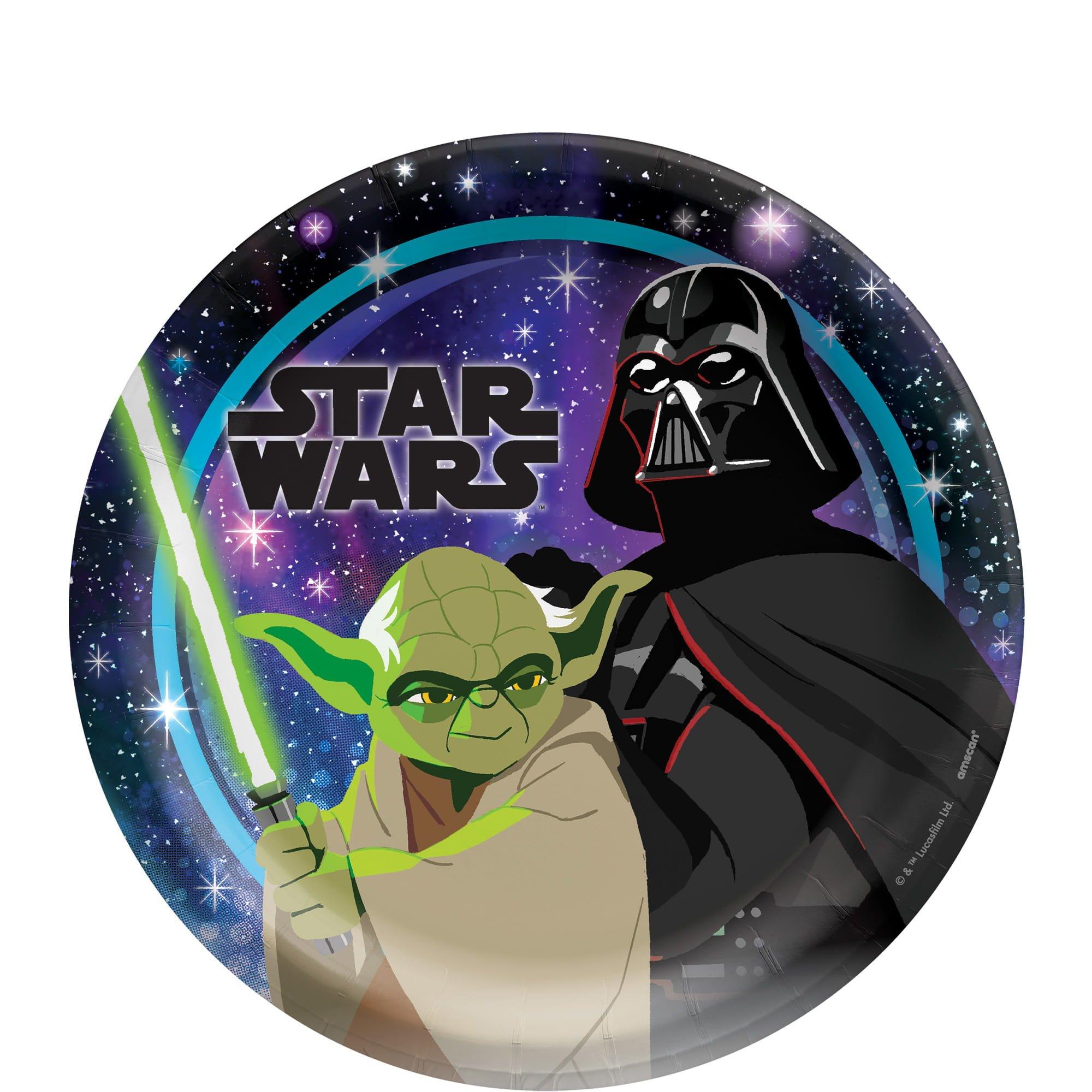 Star Wars Galaxy of Adventures Paper Dessert Plates, 7in, 8ct