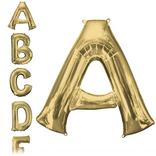 34in White Gold Letter Balloon (A)