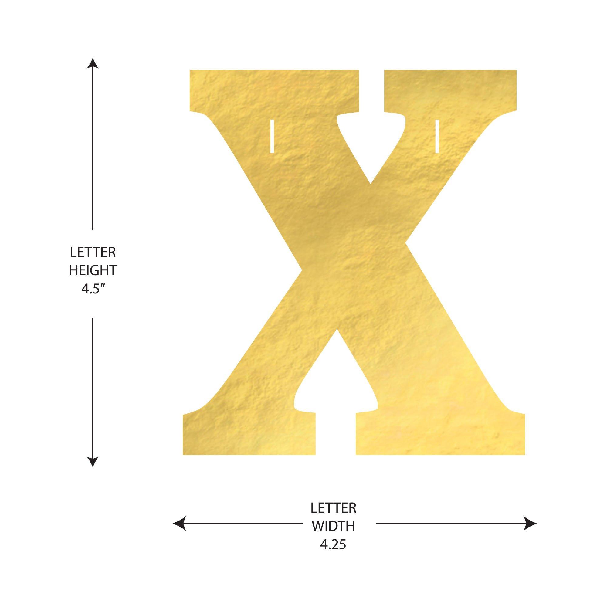 Metallic Gold Number Cardstock Cutout, 6.25in x 4.5in - Create Your