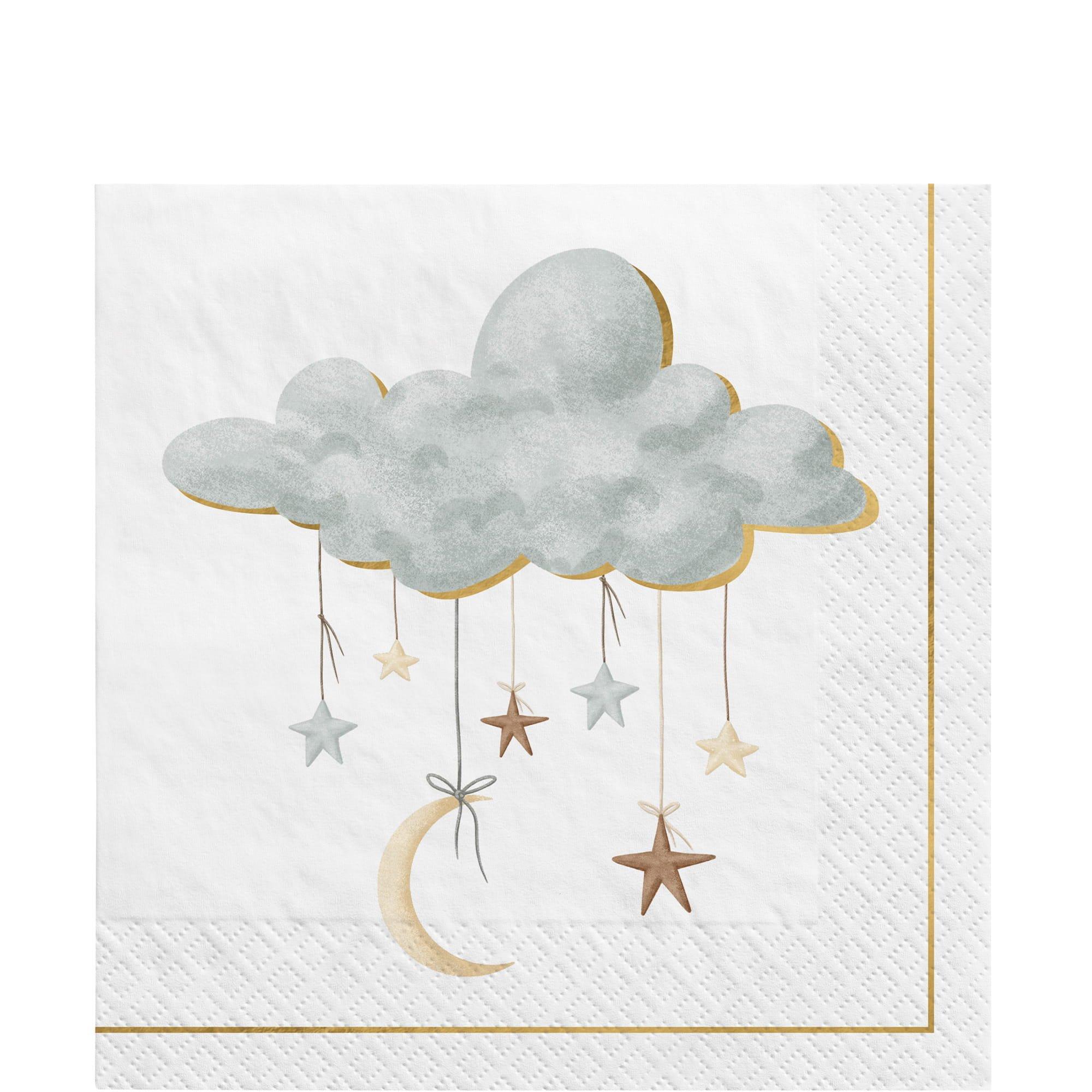 Over the Moon Paper Napkins, 6.5in, 16ct