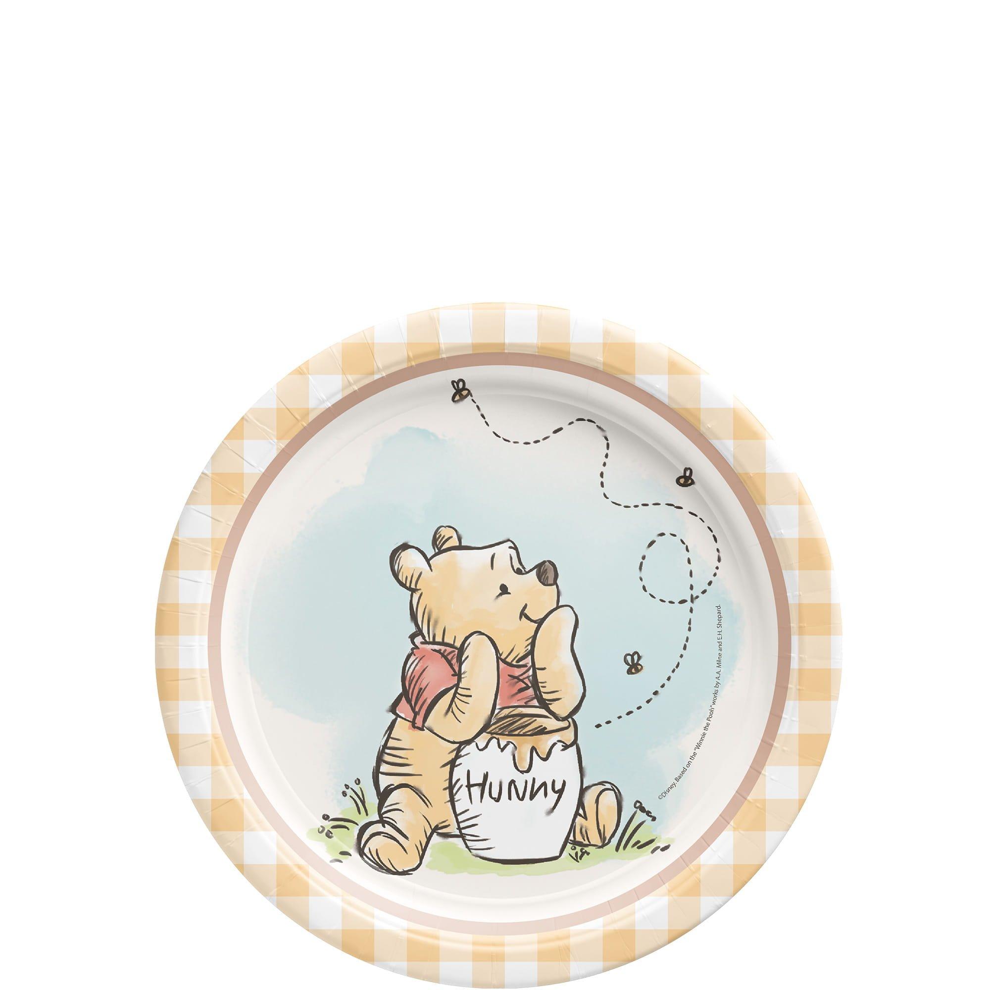 Winnie the Pooh Paper Dessert Plate, 8ct
