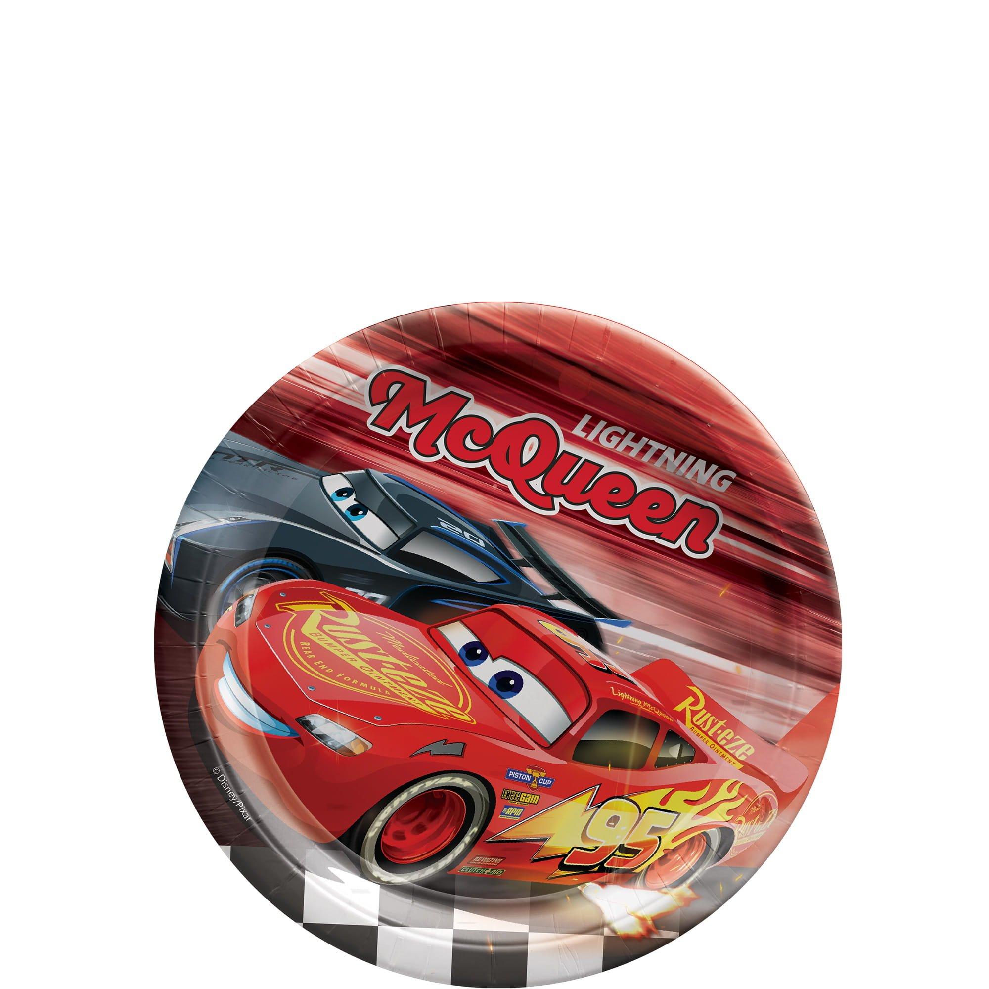 Cars 3 Paper Dessert Plate, 8ct
